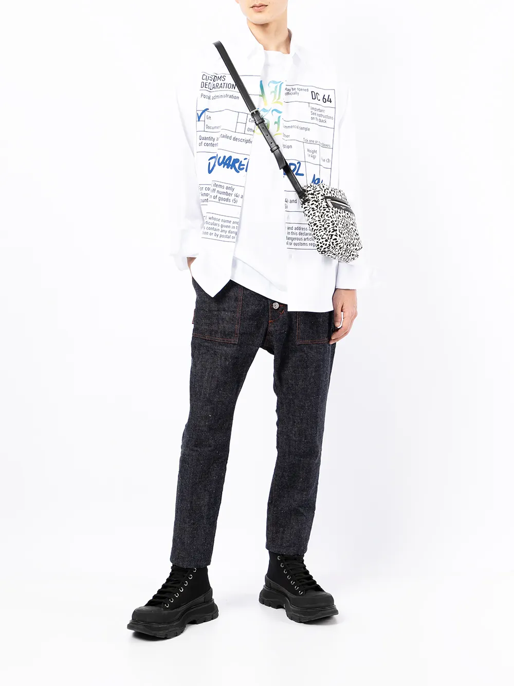 фото Dsquared2 укороченные джинсы