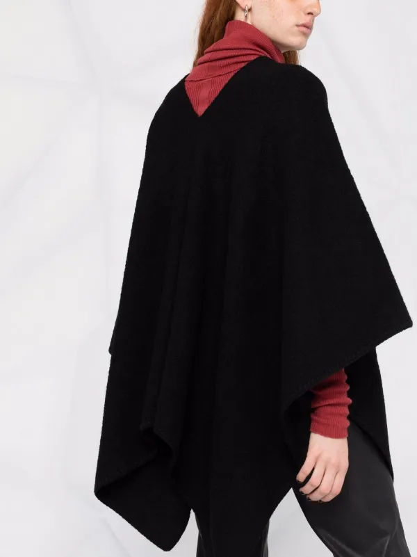 open front cape coat
