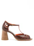 Sarah Chofakian leather Manchester sandals - Brown