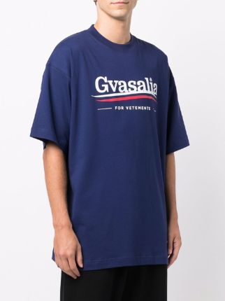 Gvasalia 印花短袖T恤展示图