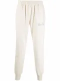 BLUE SKY INN logo-embroidered cotton track pants - Neutrals