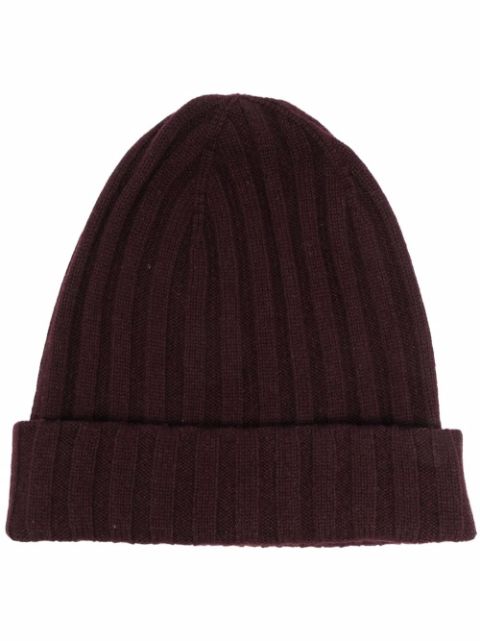 Eleventy cashmere knit beanie hat