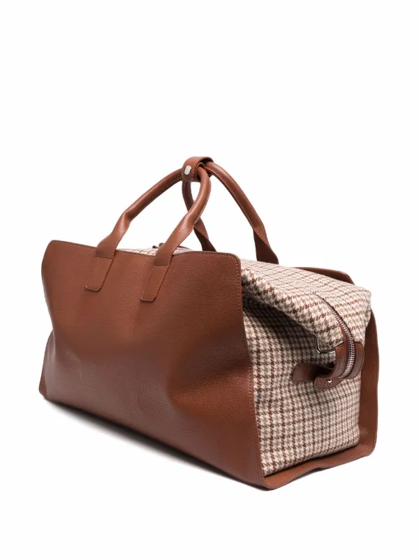 ELEVENTY Houndstooth-patterened Weekend 