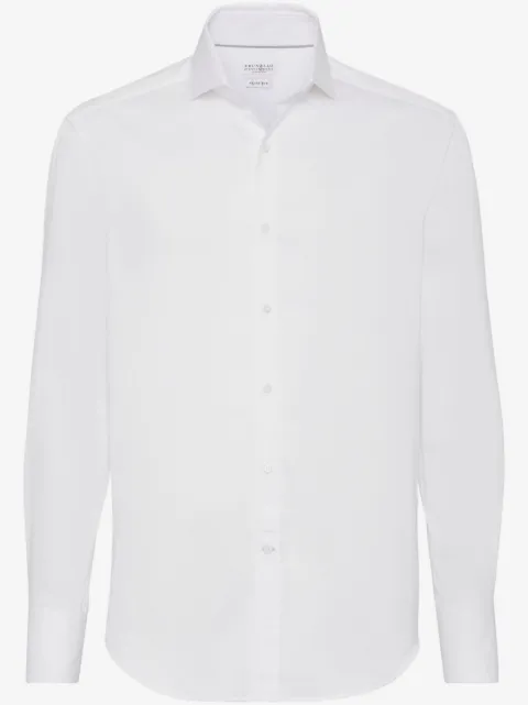 Brunello Cucinelli long-sleeve cotton shirt