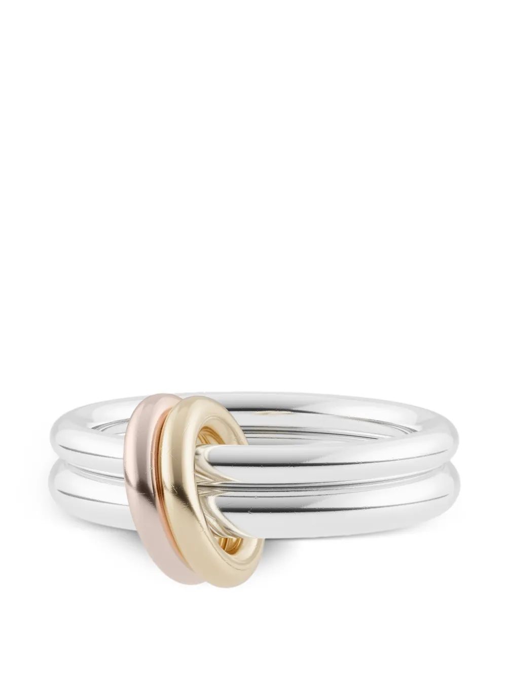 Spinelli Kilcollin silver, 18kt yellow and rose gold Calliope ring