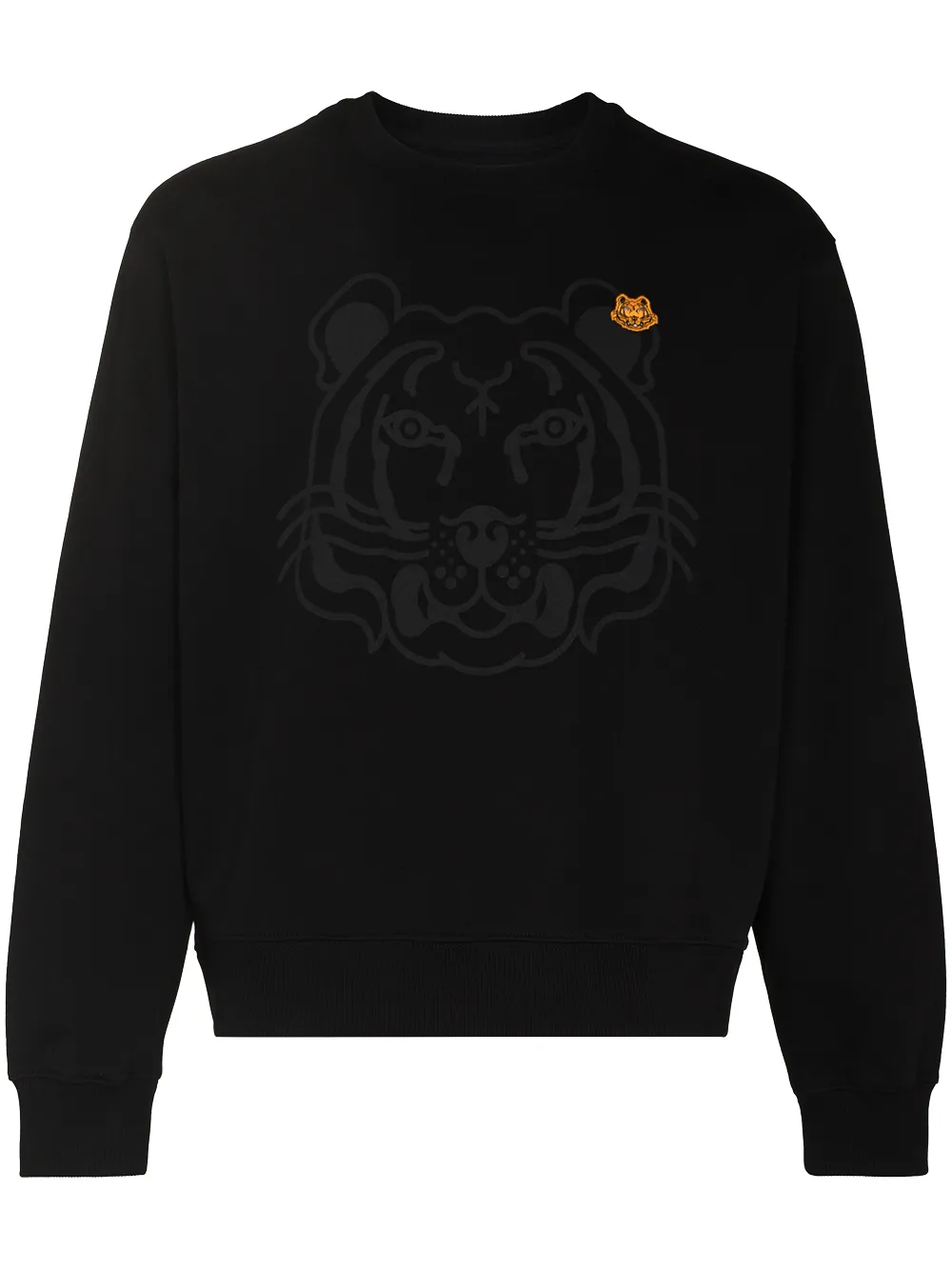 

Kenzo sudadera con tigre estampado - Negro