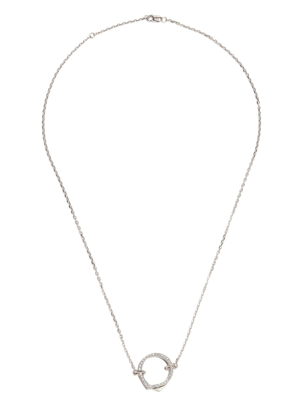 Repossi 18kt White Gold Antifer Diamond Necklace - Farfetch