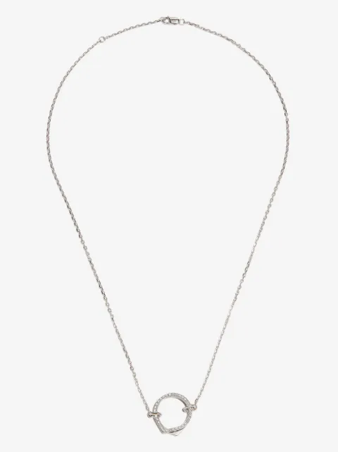 Repossi collar Antifer en oro blanco de 18kt con diamantes