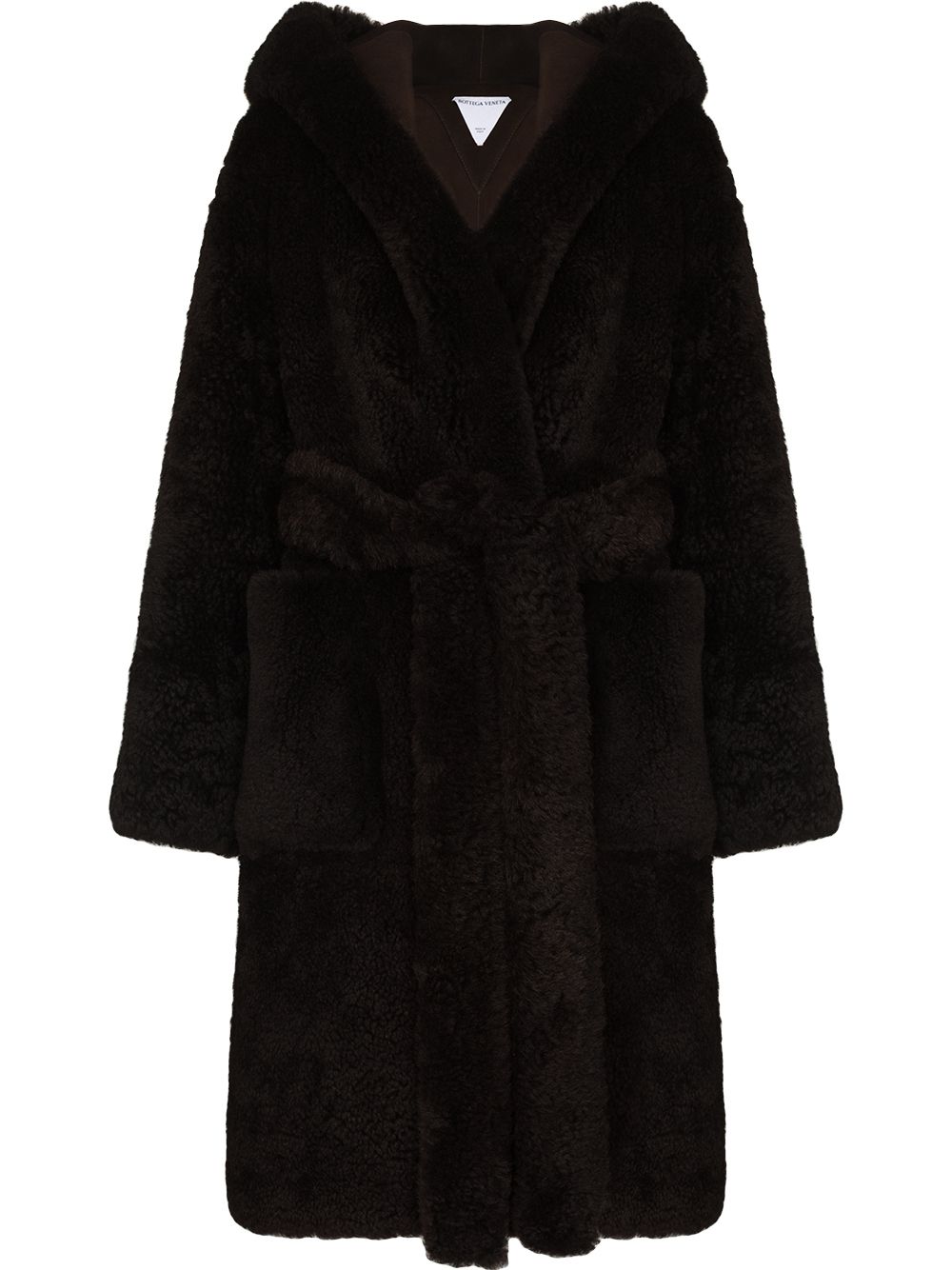 фото Bottega veneta пальто с капюшоном