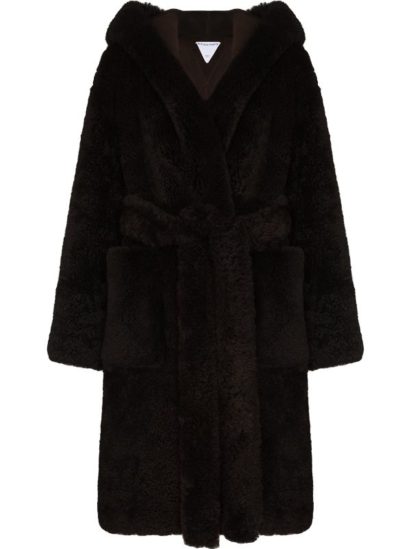 bottega veneta teddy shearling coat