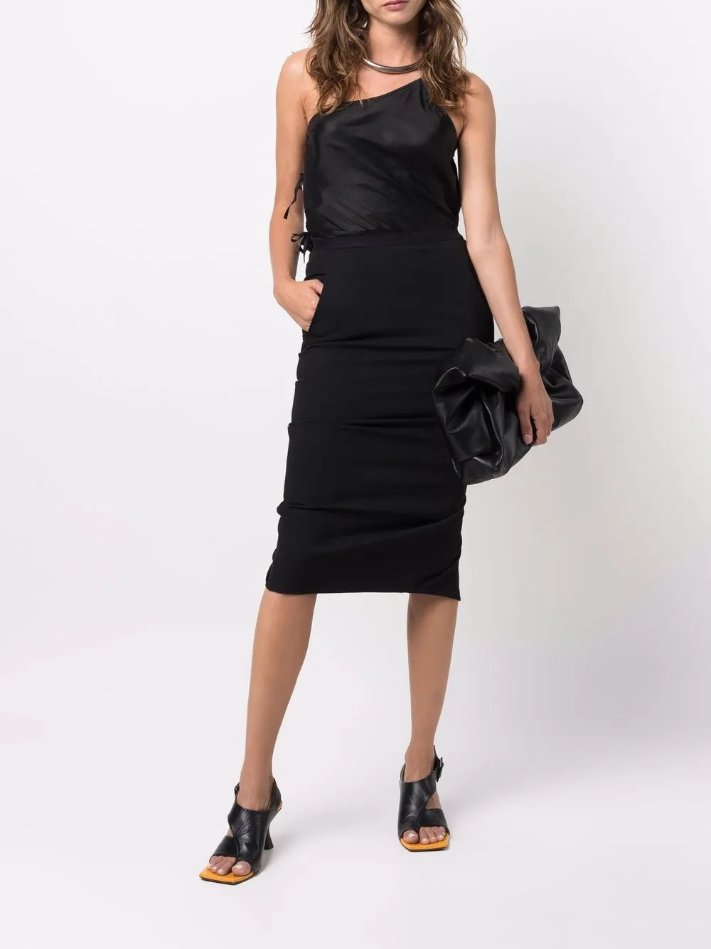 фото Rick owens юбка с накладным карманами