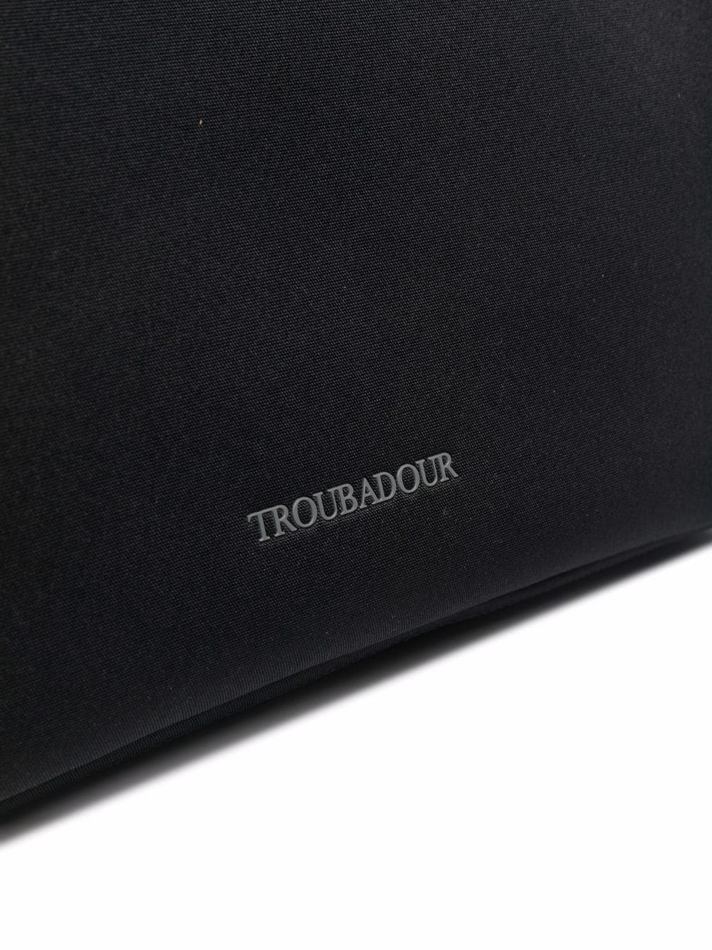 Shop Troubadour Carrier Logo Appliqué Tote Bag In Black