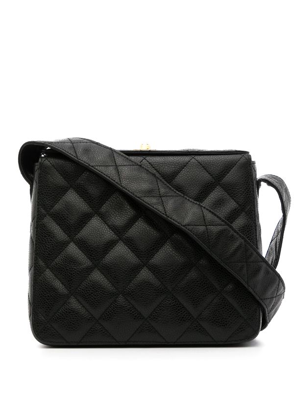 Chanel Pre Owned 1997 Quilted Cc Crossbody Bag Farfetch