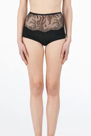 High-Rise Lace Briefs