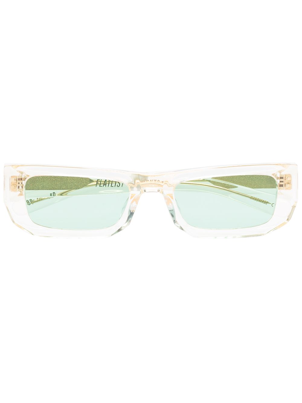 фото Flatlist bricktop teal-tinted sunglasses