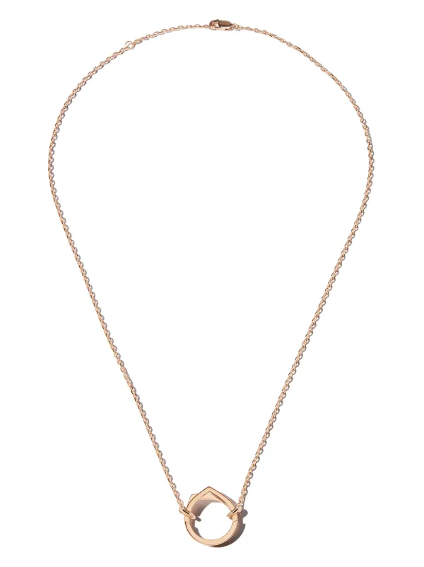 Repossi 18kt Rose Gold Antifer Necklace in Pink