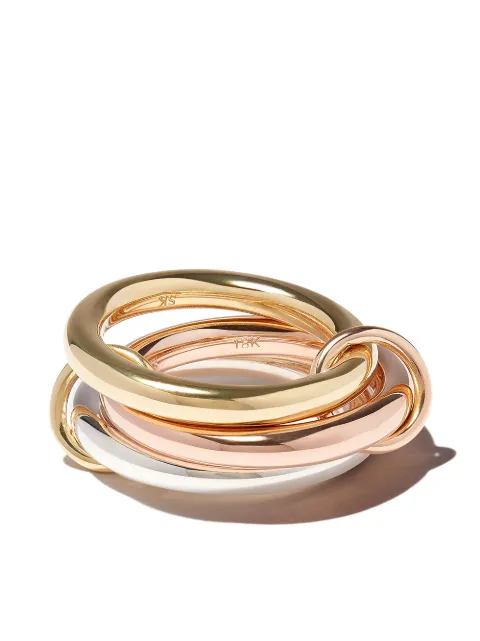 Spinelli Kilcollin Mercury 18K黄金纯银与18K玫瑰金链式戒指