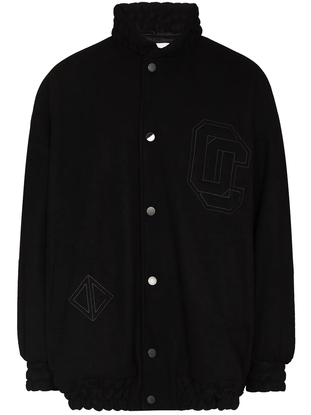 Click to view more detailed imagery on our partner's website Opening Ceremony Opn Cer Varsity Bck Embr Os Bmr Jkt Blk In Schwarz