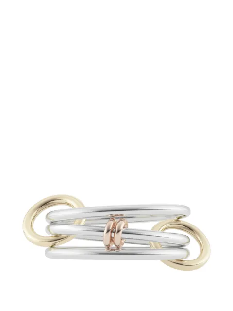 Spinelli Kilcollin 18kt yellow gold and sterling silver Acacia linked ring