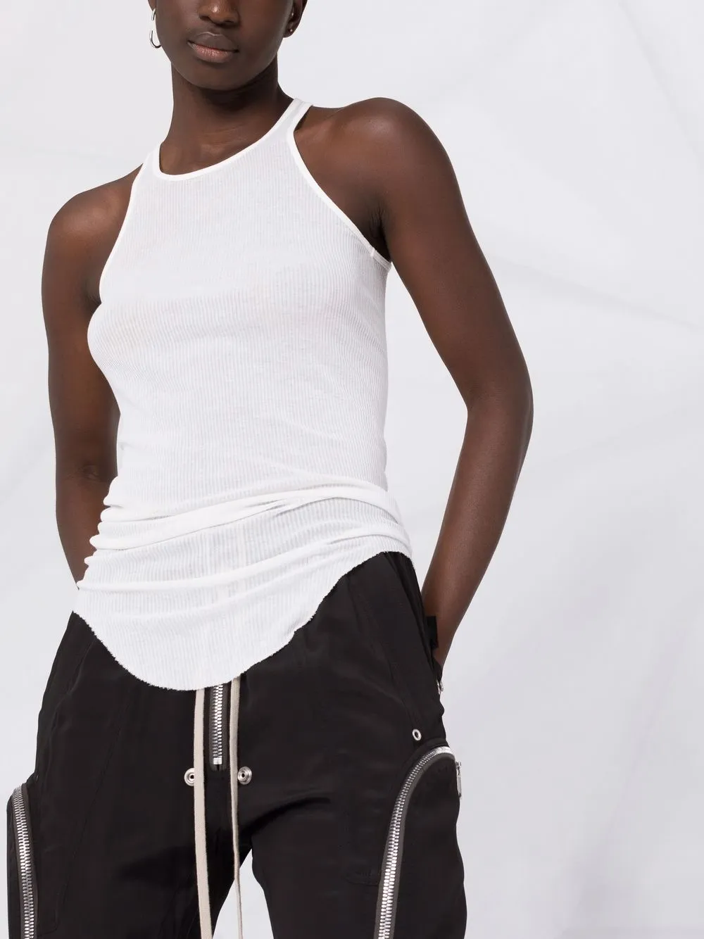 фото Rick owens топ со сборками