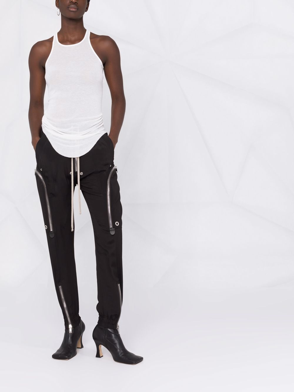 Rick Owens Tanktop met ruches - Wit