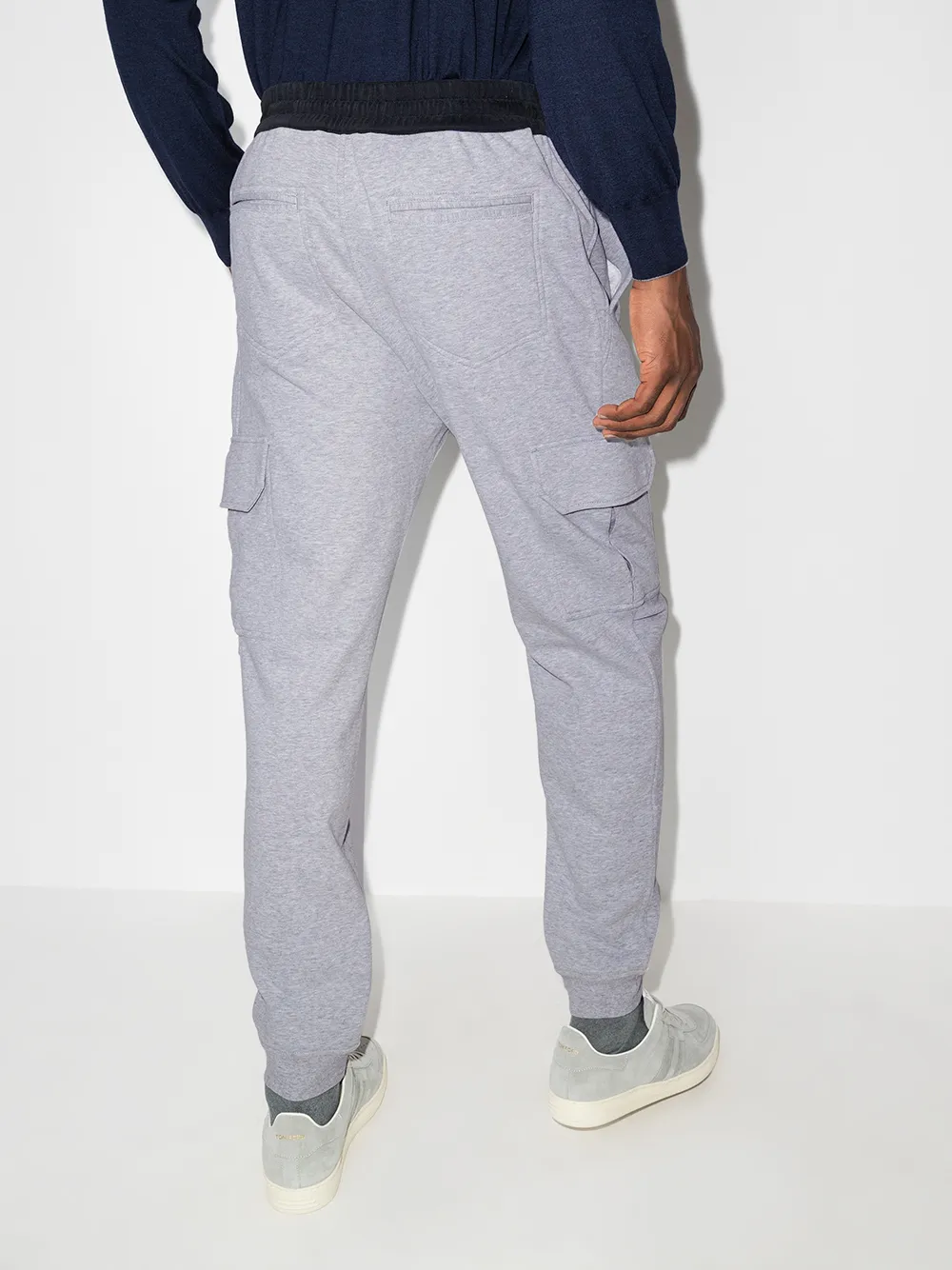фото Brunello cucinelli зауженные спортивные брюки с кулиской
