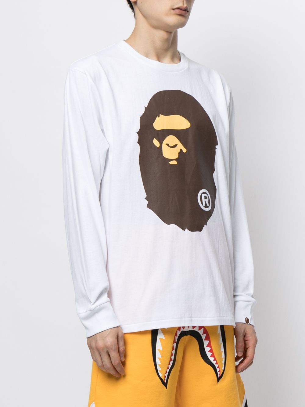 фото A bathing ape® футболка с логотипом bape