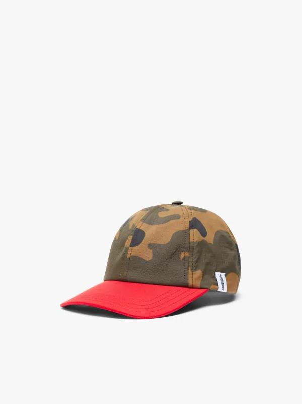 TIPPING Camo Contrast RAINTEC & Nylon Baseball Cap | ACC-HA04