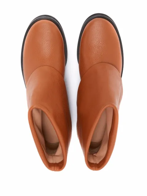 jw anderson foldover leather high boots