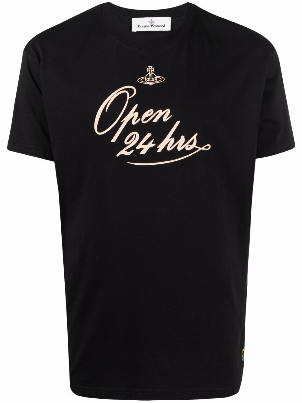 Vivienne Westwood Open 24 Hours Print T-shirt - Farfetch