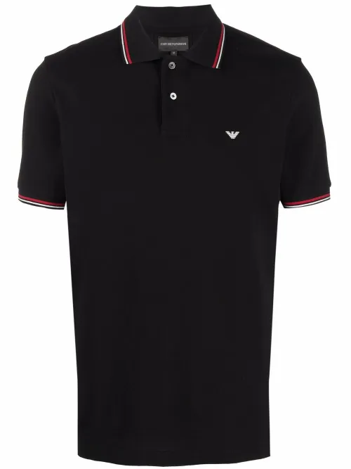 Polo à logo imprimé - Emporio Armani - Modalova