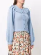 byTiMo crochet-collar cardigan