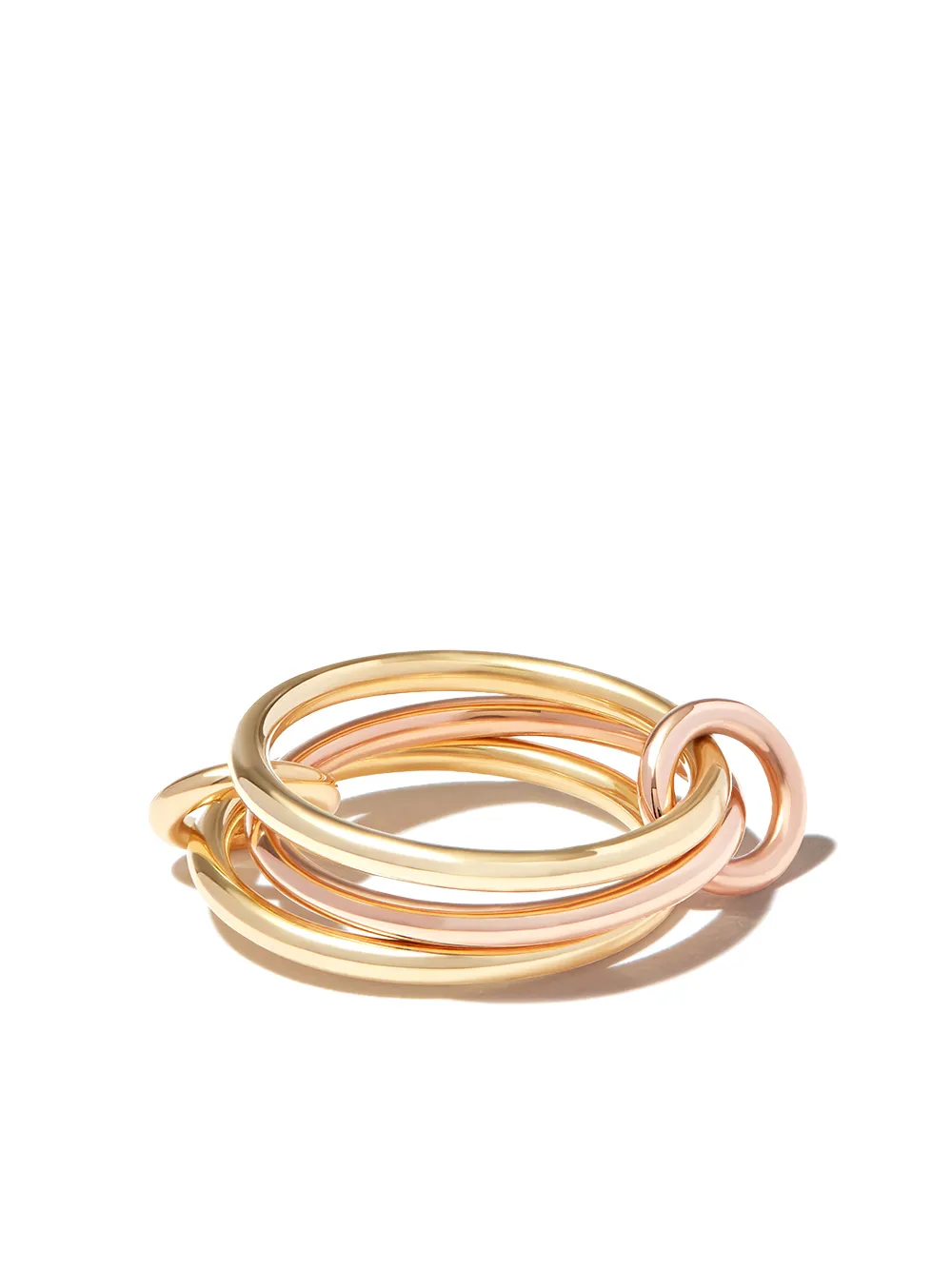 

Spinelli Kilcollin anillo Solarium en oro amarillo y rosa de 18kt - Dorado