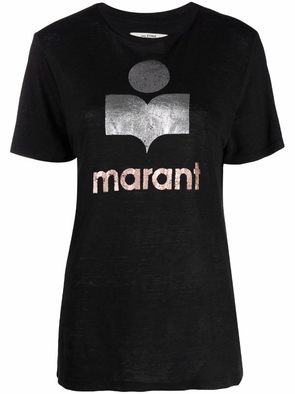 Isabel Marant Étoile logo T-shirt with Express -