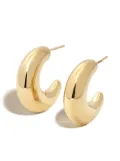 Loren Stewart small crescent moon earrings - Gold