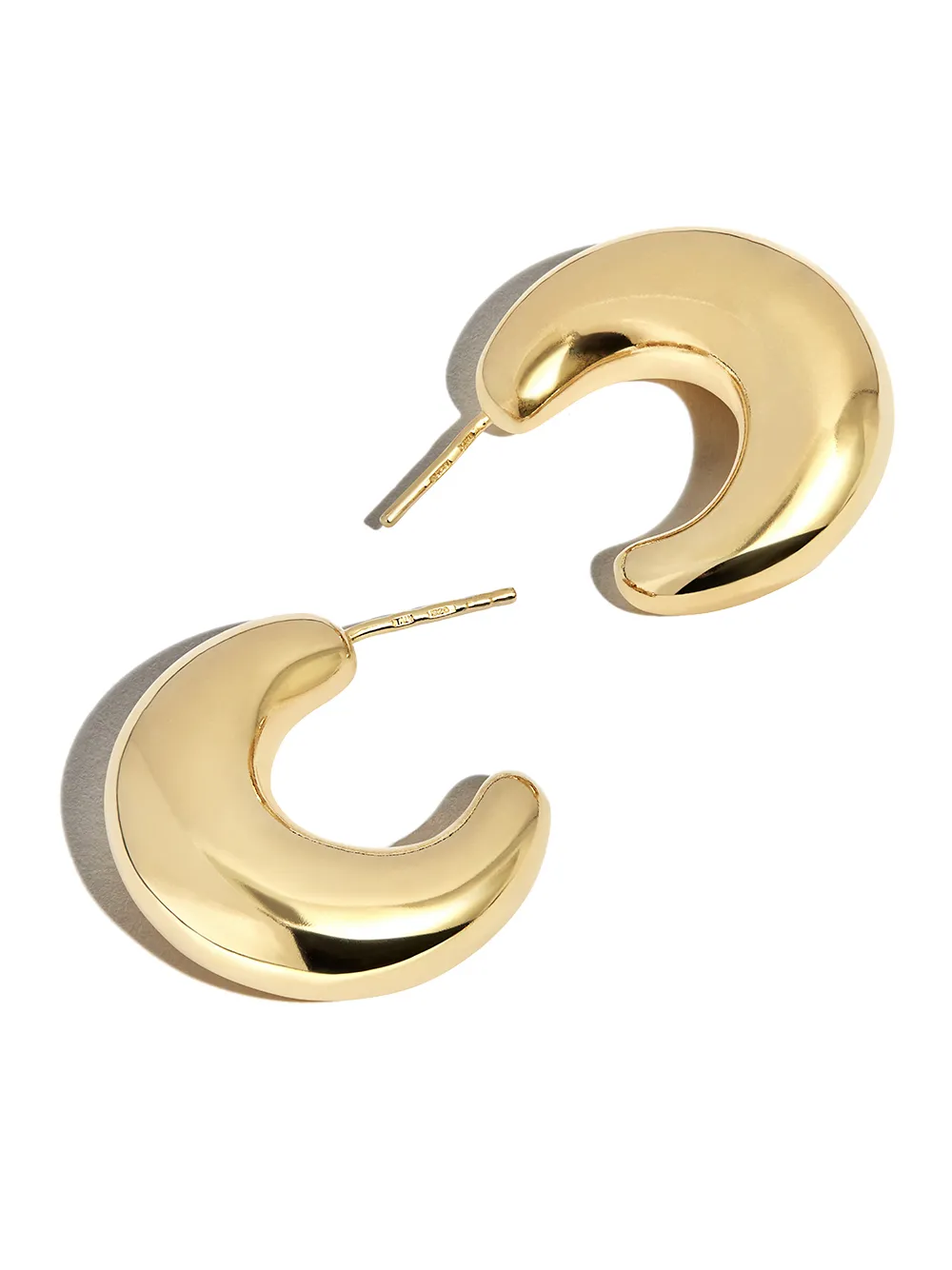 Loren Stewart aretes en forma de luna pequeños | Image 2