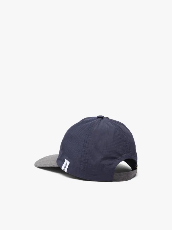 TIPPING Navy Contrast RAINTEC & Nylon Baseball Cap | ACC-HA04