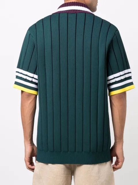 Lacoste oversized knitted polo shirt 