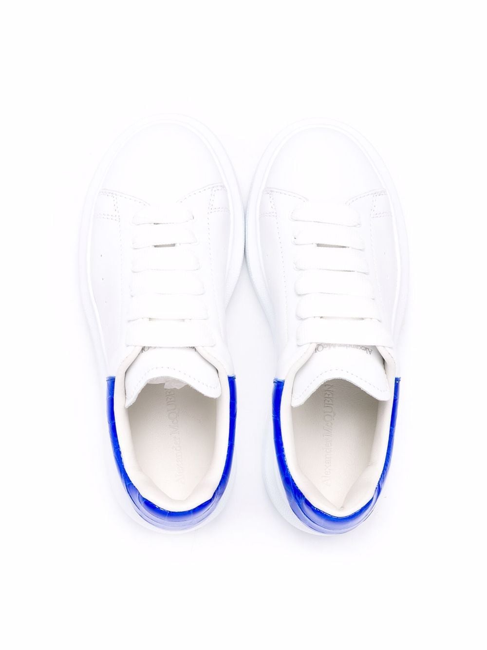 Shop Alexander Mcqueen Chunky-sole Low-top Sneakers In White