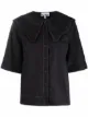 Image 1 of GANNI scallop-collar blouse