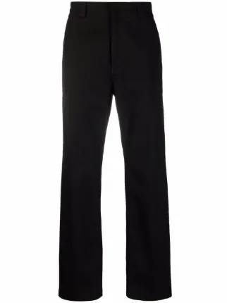 voldtage Hysterisk Eksklusiv LOEWE contrast-stitch straight-leg Trousers - Farfetch