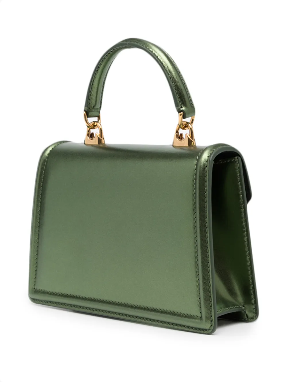 фото Dolce & gabbana сумка через плечо devotion с эффектом металлик