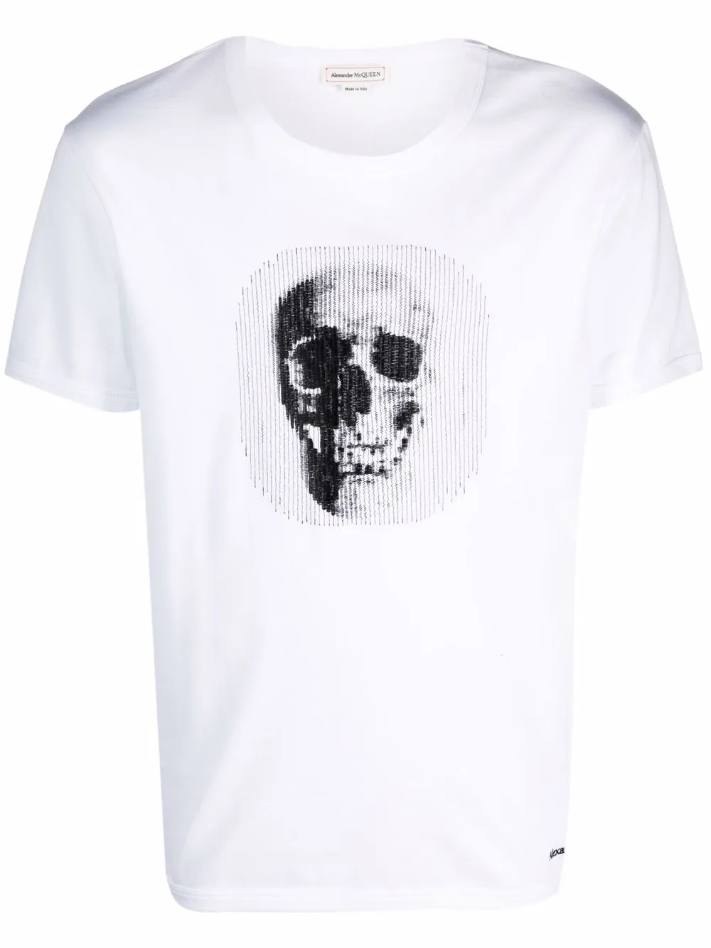 фото Alexander mcqueen футболка с принтом skull