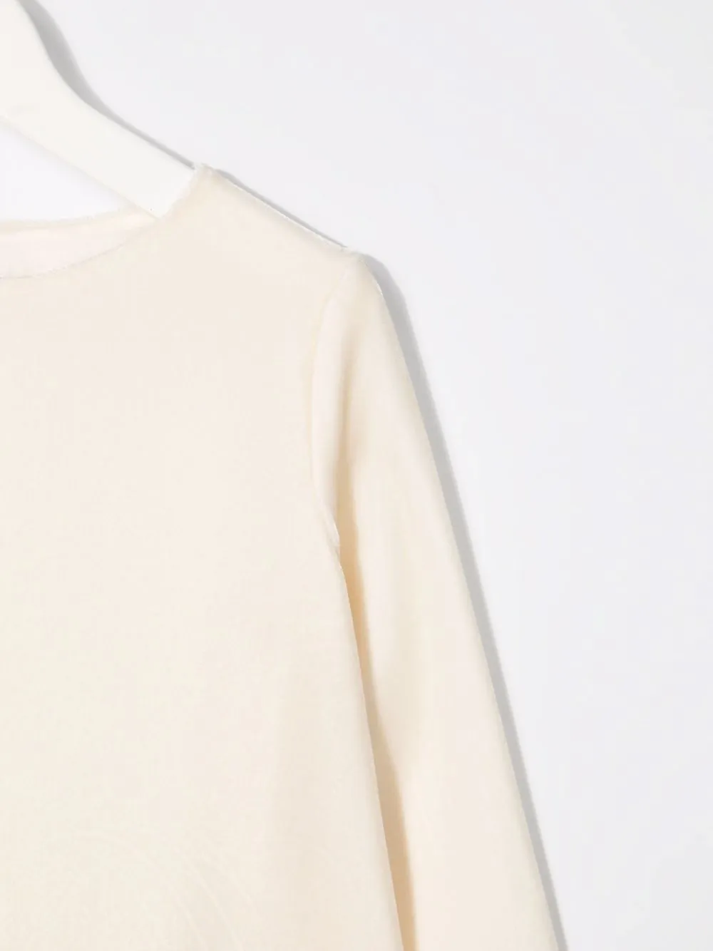 Shop Bonpoint Bow Detail Blouse In 002 Blanc Lait