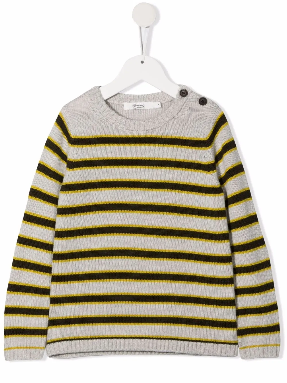 

Bonpoint striped wool jumper - Grey