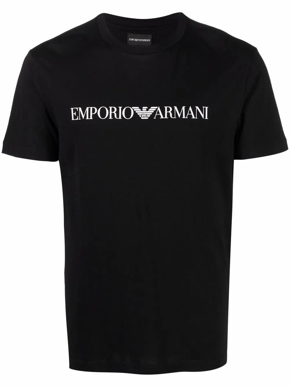 Emporio Armani logo-print Cotton T-Shirt - Farfetch