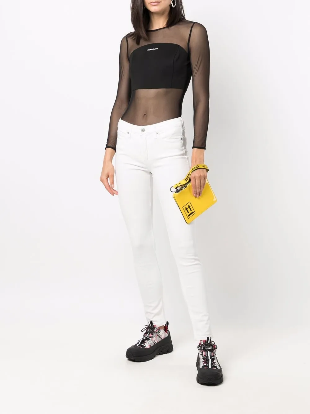фото Calvin klein jeans джинсы скинни средней посадки