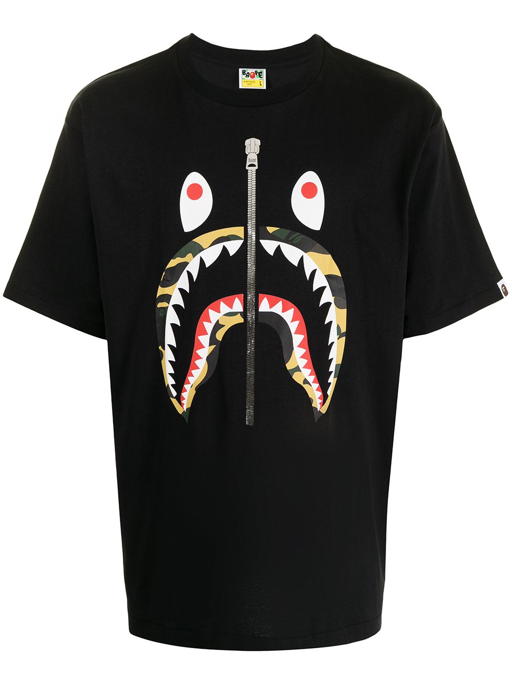 фото A bathing ape® футболка shark с графичным принтом