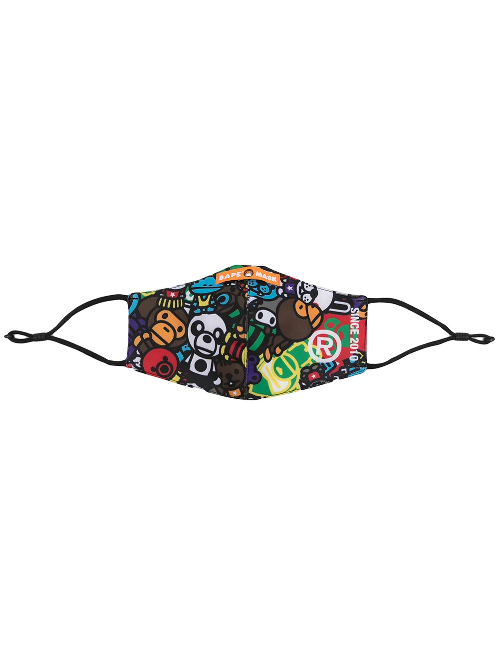 A BATHING APE® маска с графичным принтом