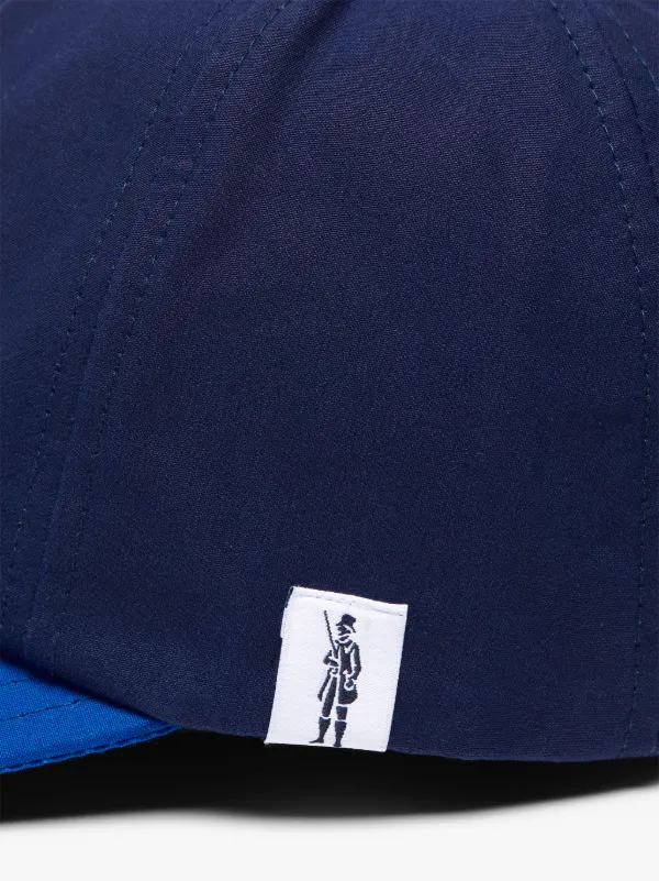 TIPPING Navy Contrast Waxed Cotton Baseball Cap | ACC-HA04
